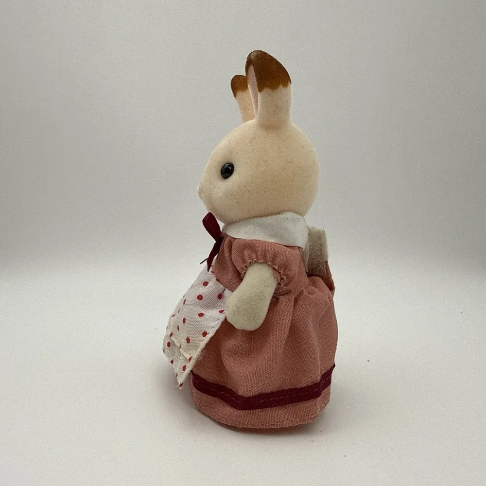 Calico Critters Sylvanian Families Teri Chocolate Rabbit Mother Figure  Dress